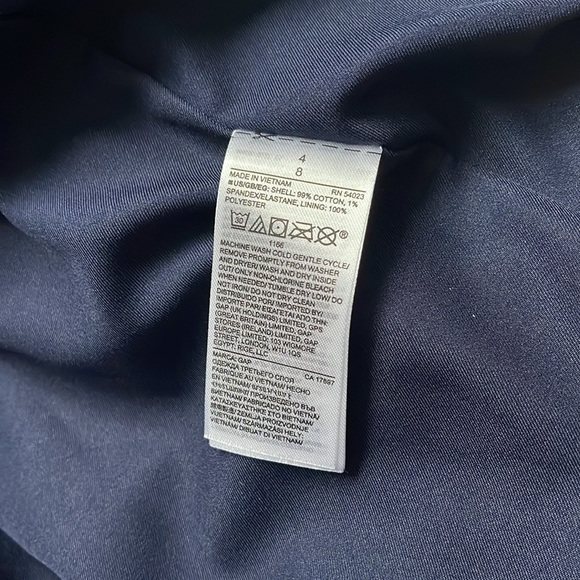 Gap Double-Breasted Corduroy Blazer - navy blue - Picture 4 of 8